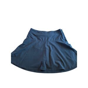 Athleta mini skirt black with built in shorts size 8
